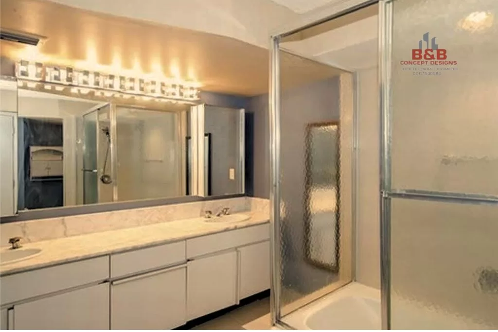 Before Luxury Bathroom Remodeling - B & B Concept Designs